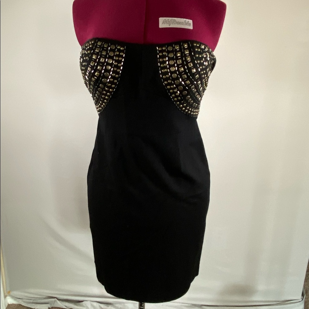 Gianni Bini - Vintage Strapless Knee Length Dress